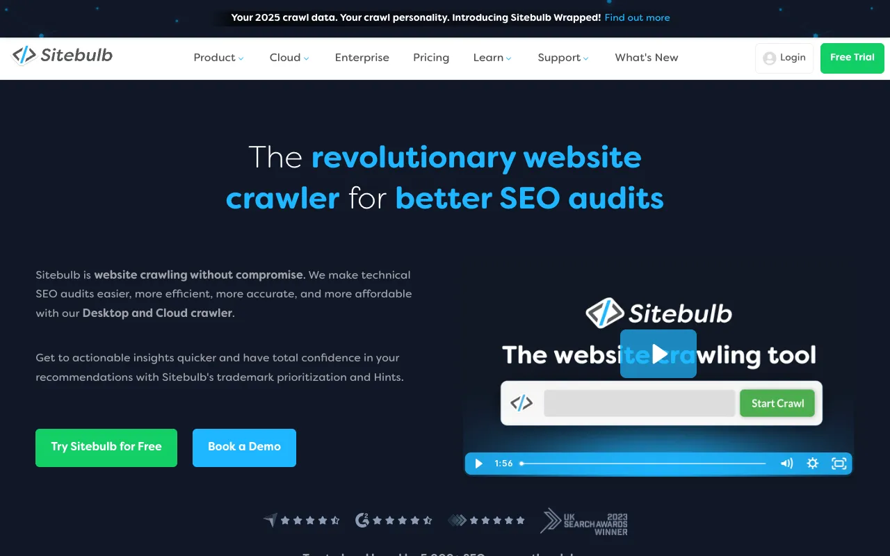 Image of Sitebulb – The Ultimate Desktop Website Auditor for Technical SEO