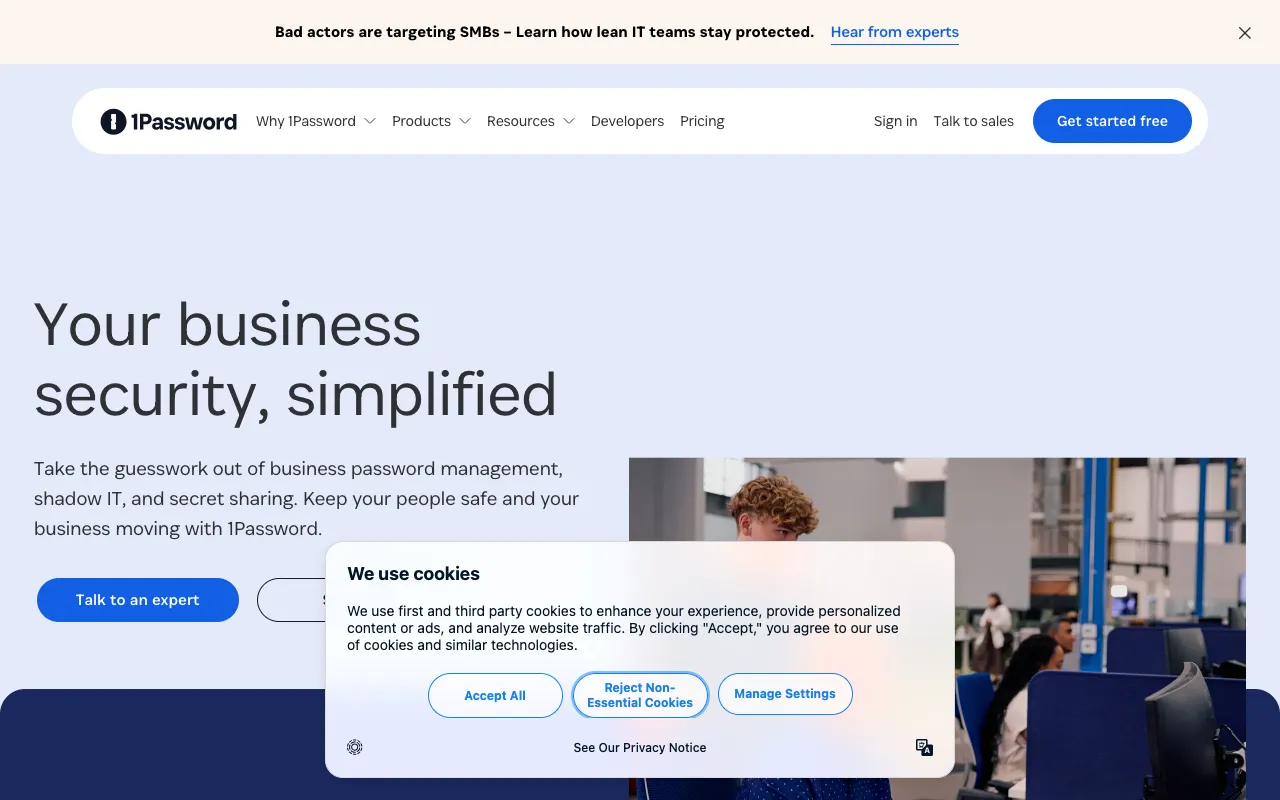Image of 1Password – The Best Password Manager for Small Business Security