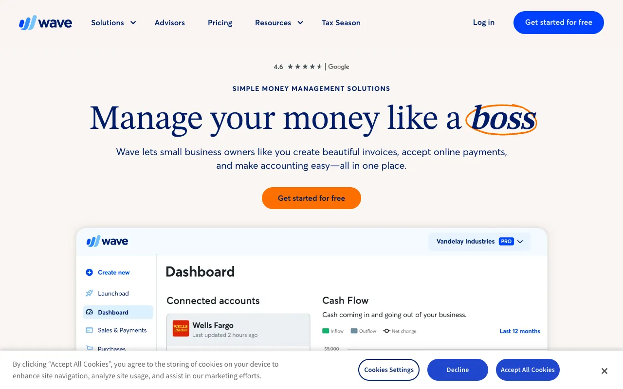 Image of Wave – Free Accounting & Invoicing Software for Small Business