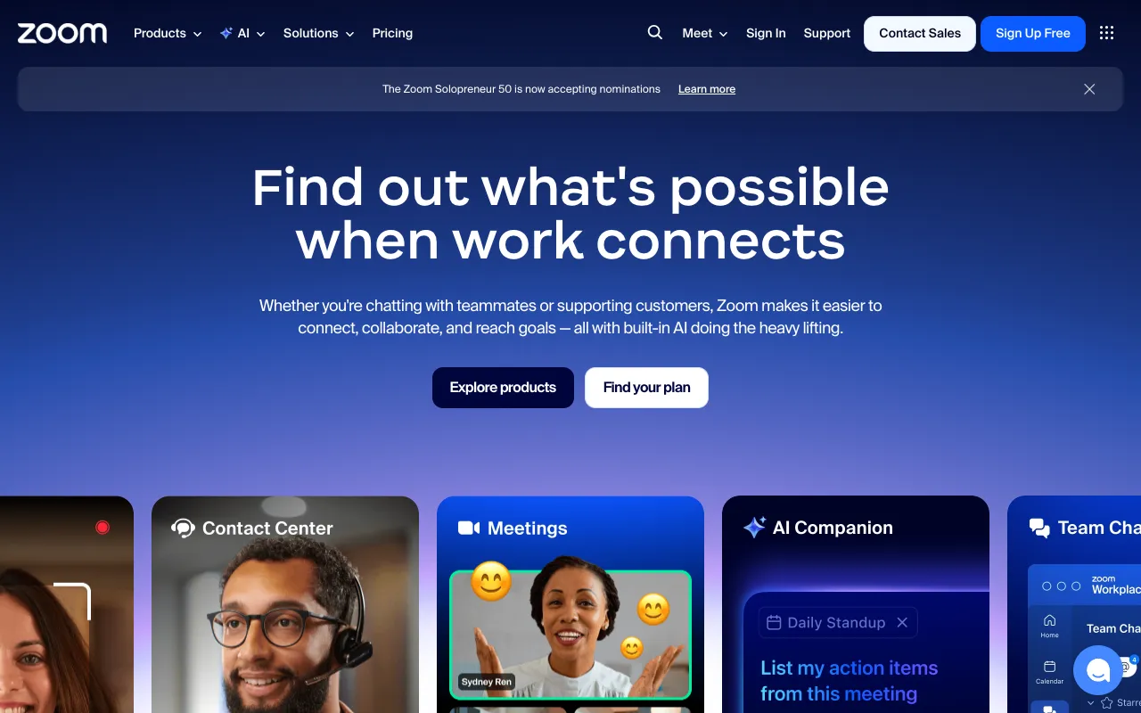 Image of Zoom – Best Video Conferencing Platform for Small Business Owners