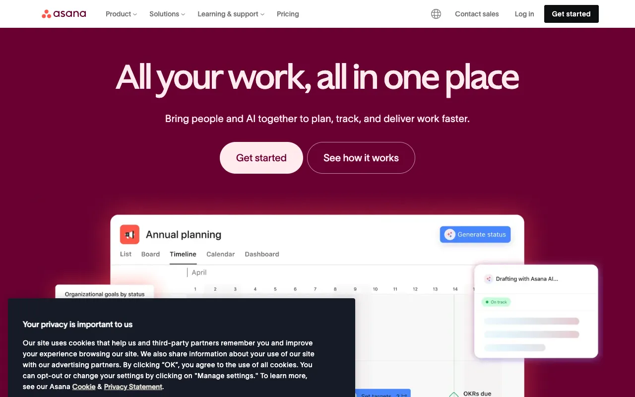 Image of Asana – Das beste Projekt- & Arbeitsmanagement-Tool für Softwareentwickler