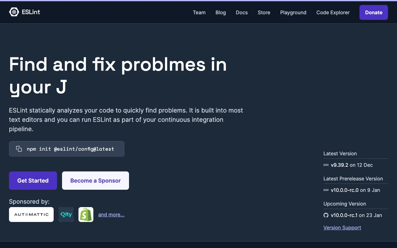 Image of ESLint – The Essential Static Analysis Tool for JavaScript Developers