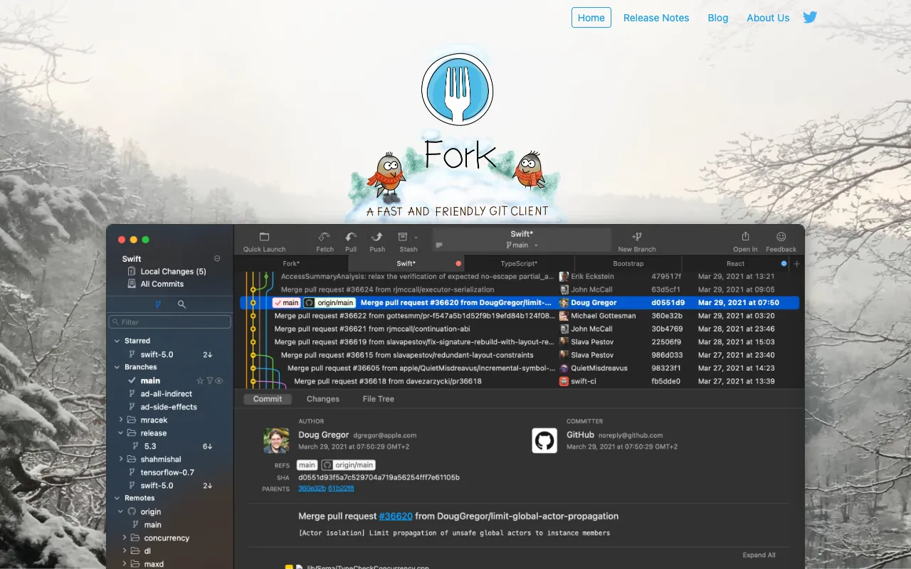 Image of Fork – The Best Git Client for Software Engineers