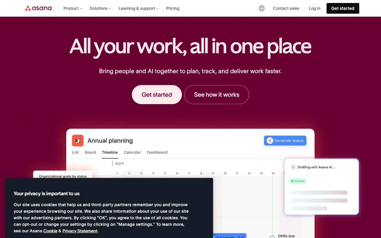 Image of Asana – The Best Project Management Tool for Startup Founders