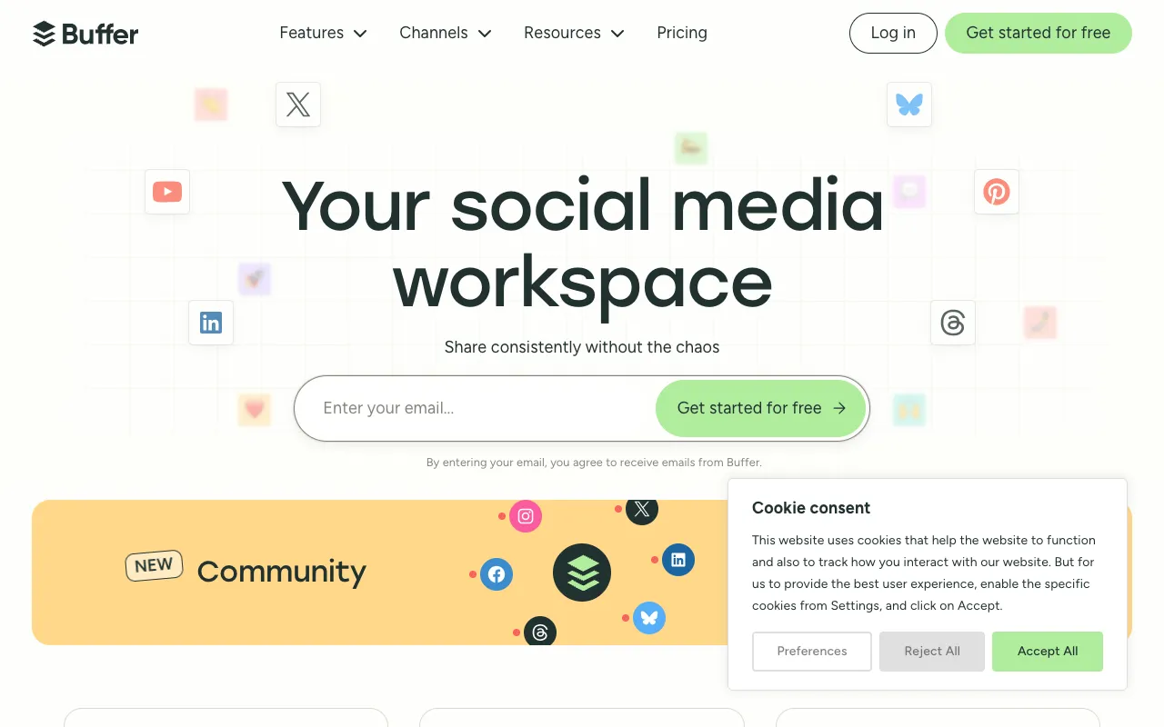 Image of Buffer – Lo Strumento di Gestione TikTok Definitivo per i Creator