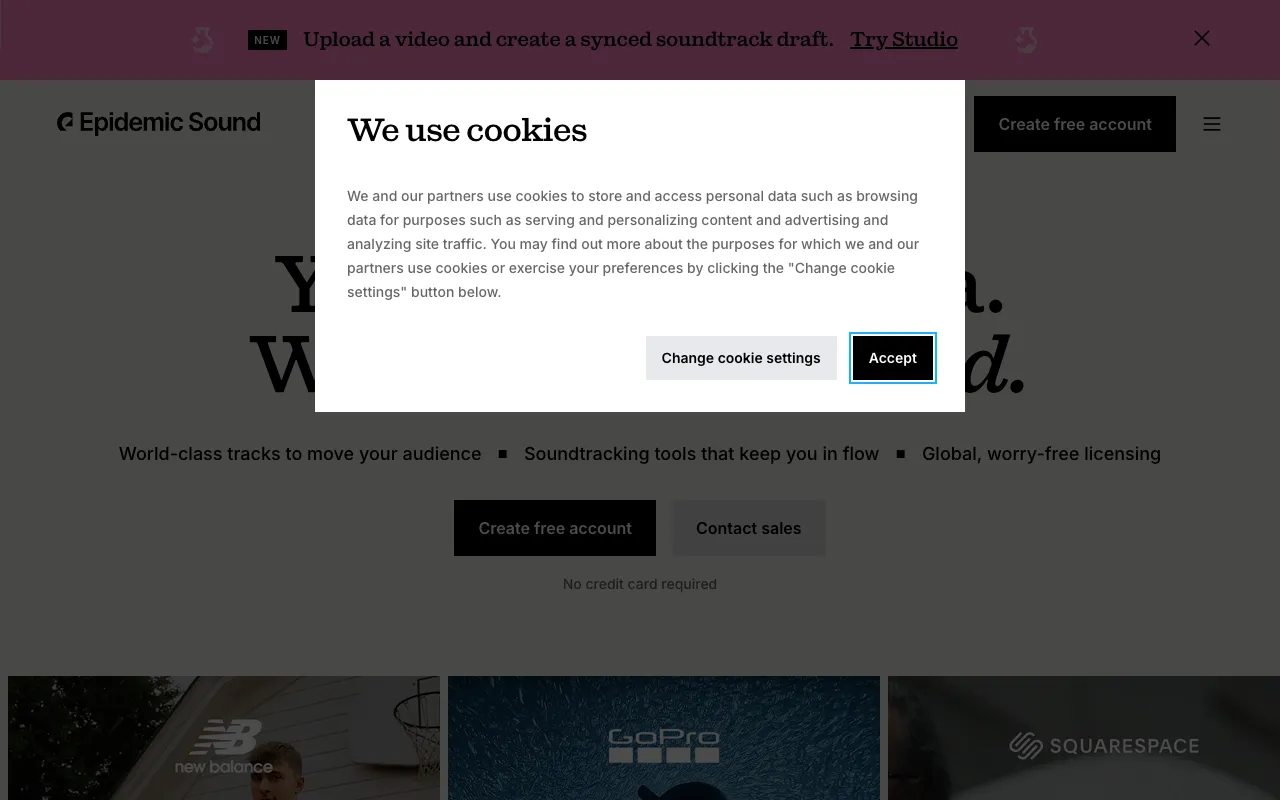 Image of Epidemic Sound – The Ultimate Royalty-Free Music Library for TikTok Creators