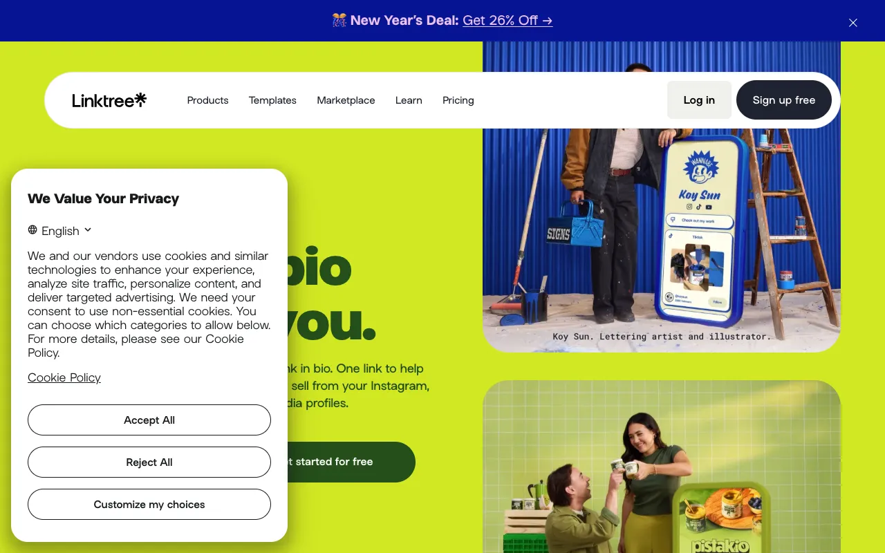 Image of Linktree – The Essential Link-in-Bio Tool for TikTok Creators