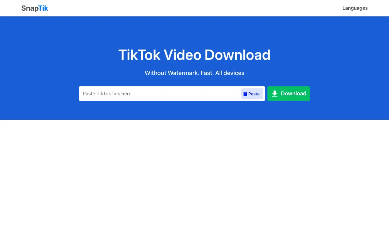 Image of Snaptik – The #1 Free TikTok Video Downloader (No Watermark)