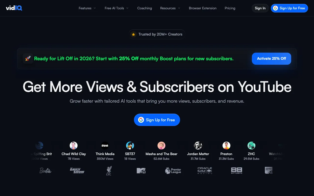 Image of VidIQ – Best TikTok Keyword & Trend Research Tool