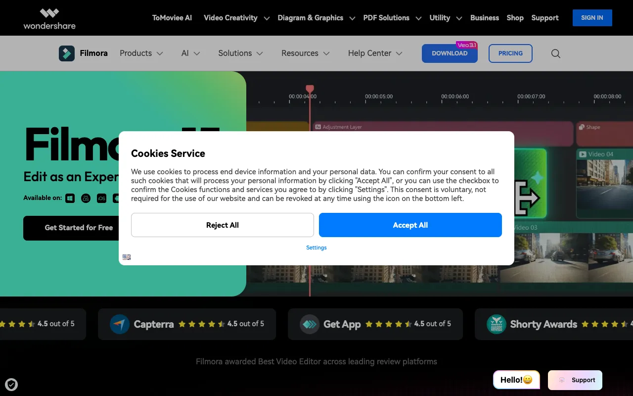 Image of Filmora – Best Video Editing Software for Beginners & Enthusiasts