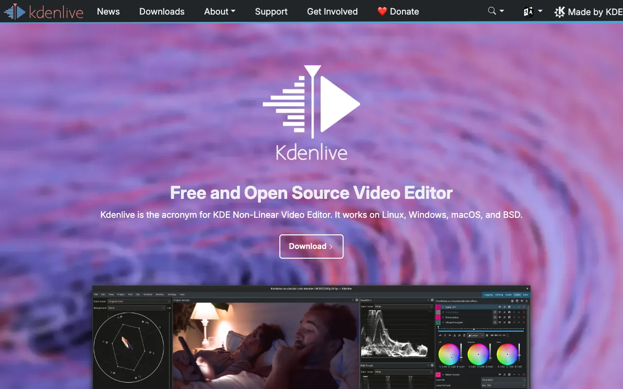 Image of Kdenlive – Best Open Source Video Editor for Linux, Windows & macOS