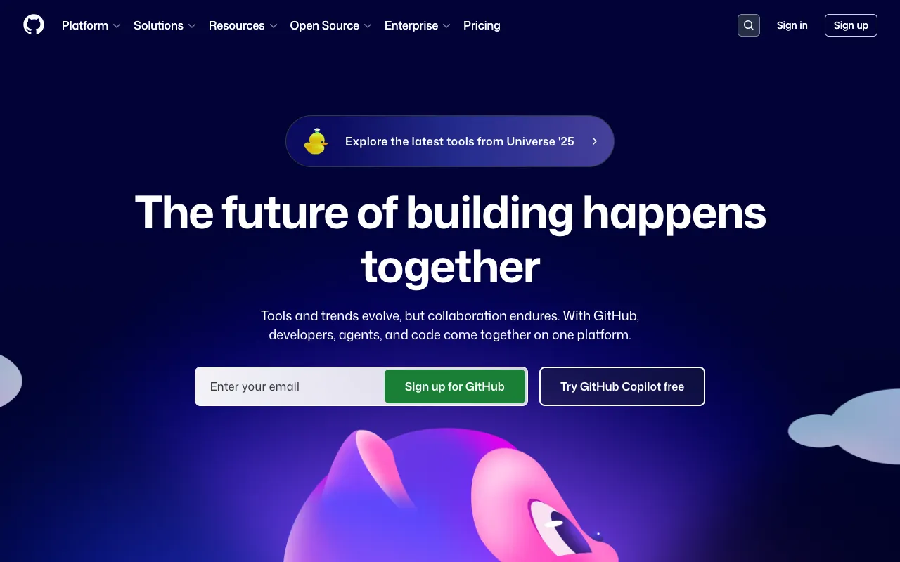 Image of GitHub – The Essential Platform for Modern Web Development