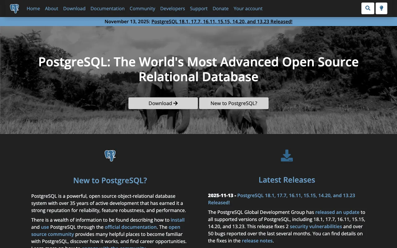 Image of PostgreSQL – The Most Advanced Open Source Database