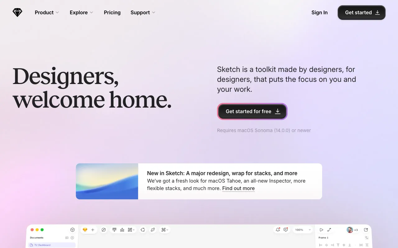 Image of Sketch – The Premier UI/UX Design Tool for Web Developers