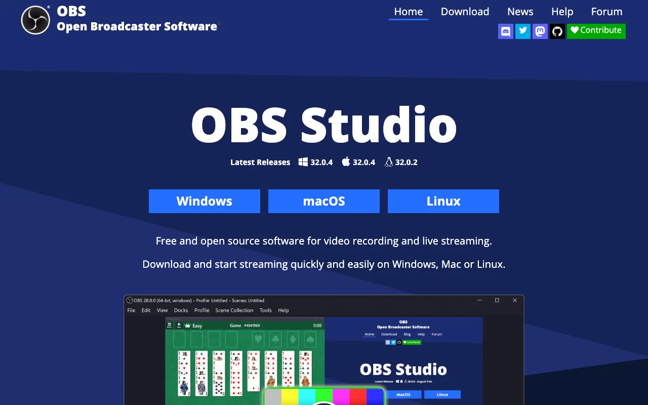 Image of OBS Studio – YouTubeクリエイターのための究極の無料ツール
