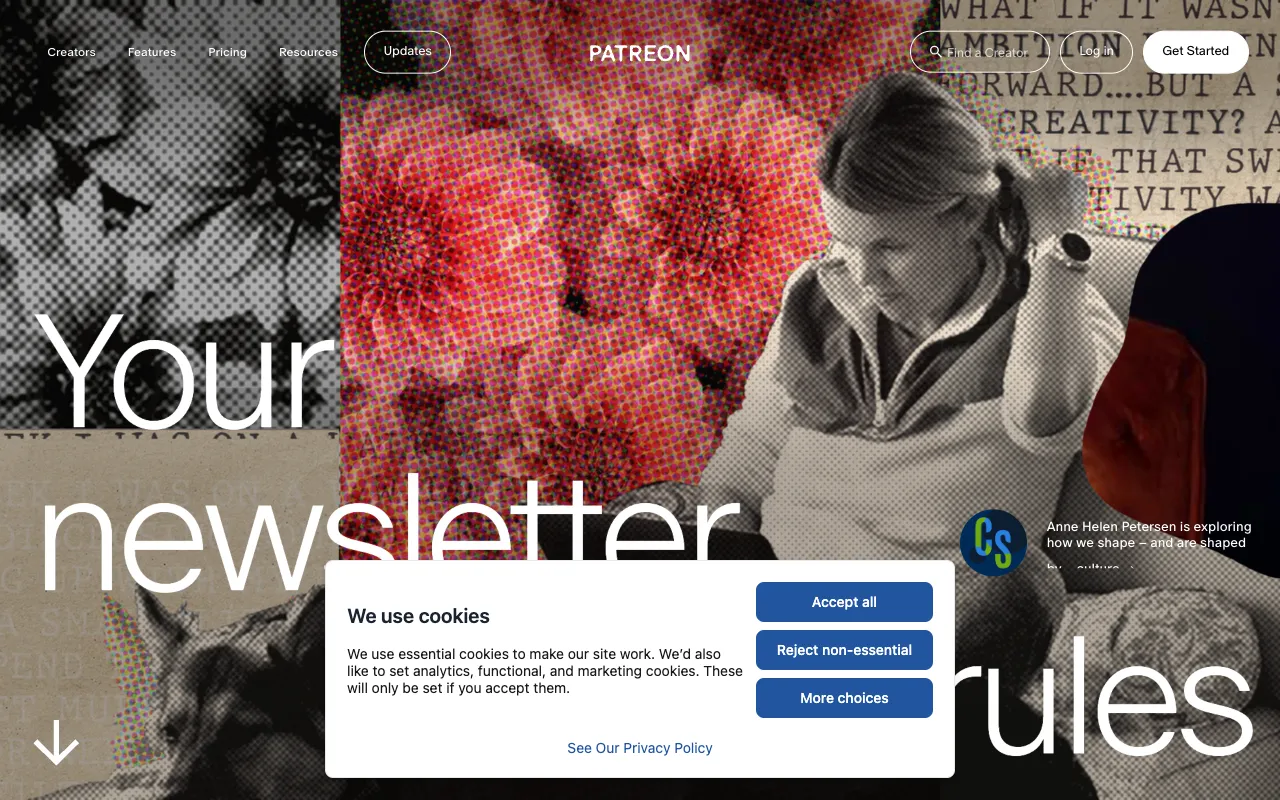 Image of Patreon – The Best Membership Platform for YouTubers