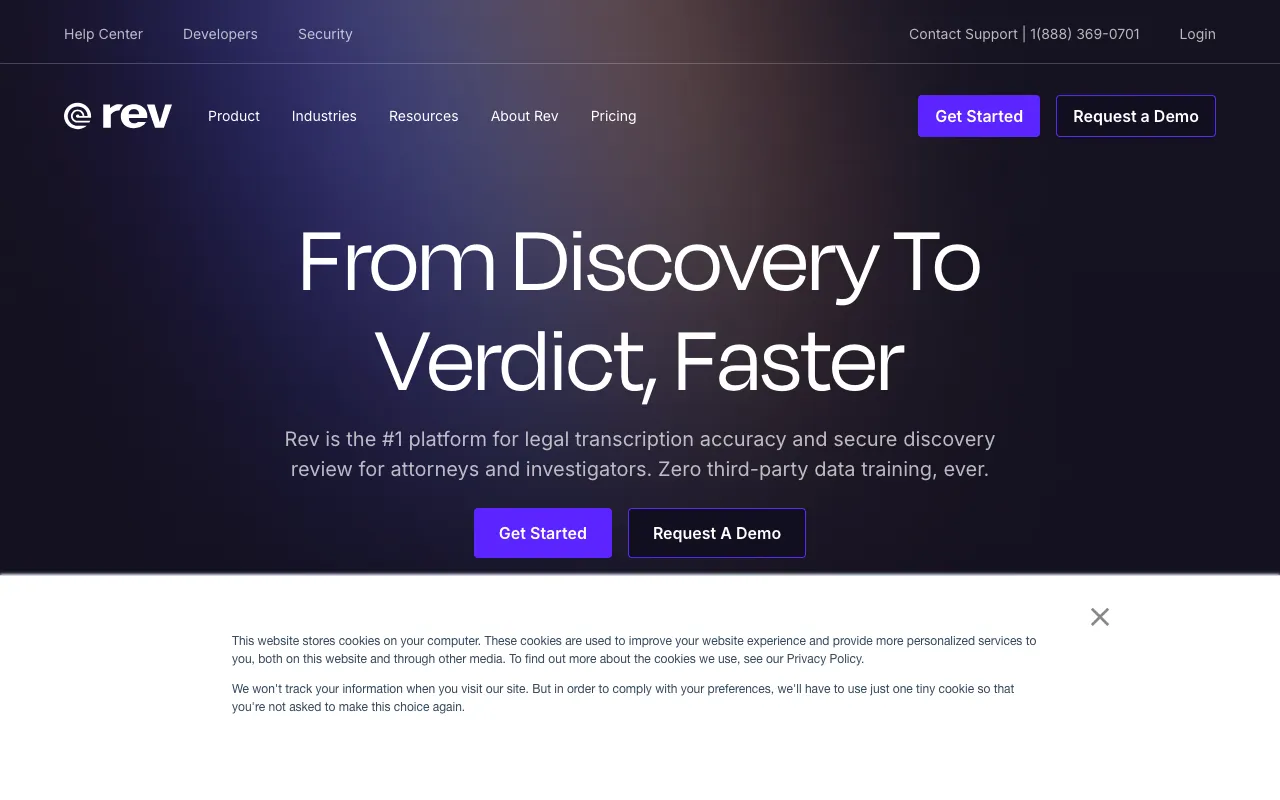 Image of Rev – YouTubeクリエイター向け最適な文字起こし＆キャプション作成ツール